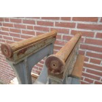 Gietijzer industrieel frame meetopstelling